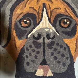 BOXER Face Pattern Pet Rug
